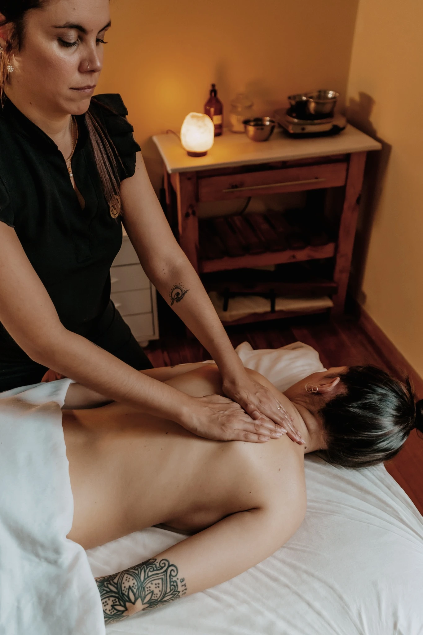 Cuidado facial y descanso de la espalda